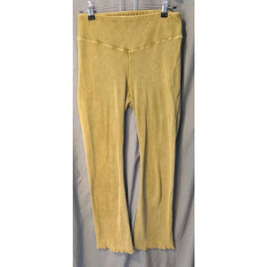 Free People Movement Happiness Runs Ribbed Leggings Sparkling Citrus Woman S